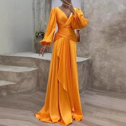 Aubrie - Elegant Maxi Dress with Flowing Design
