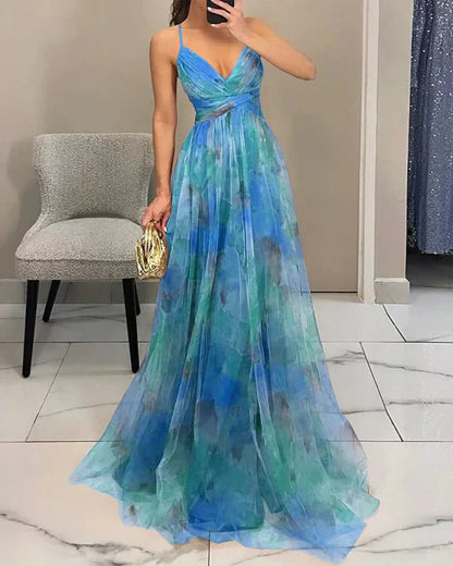 Madeline | Vestido Maxi Floral para una Elegancia Sin Esfuerzo