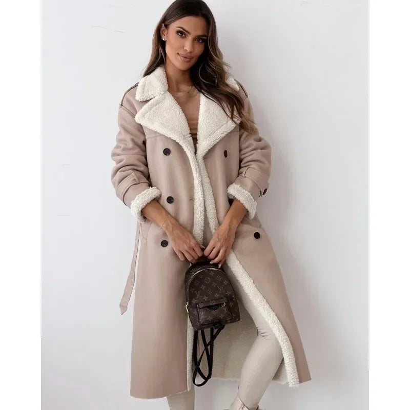 Elara | Trench Coat with Teddy Lining