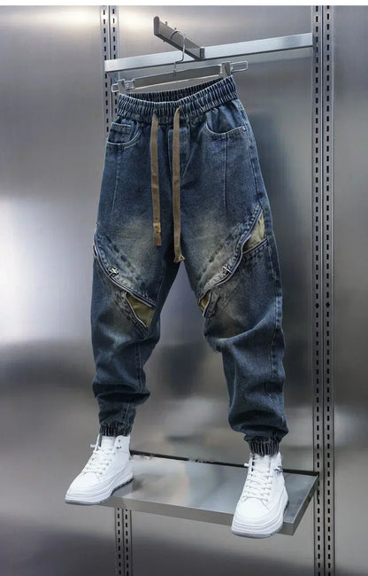 Laurent™ | Pantalones Baggy de Denim con Cintura
