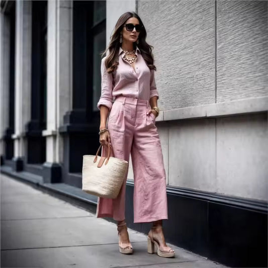 Noor™ | Conjunto suelto con pantalón
