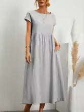 Gabrielle | Vestido Midi Fluido con Elegancia Atemporal