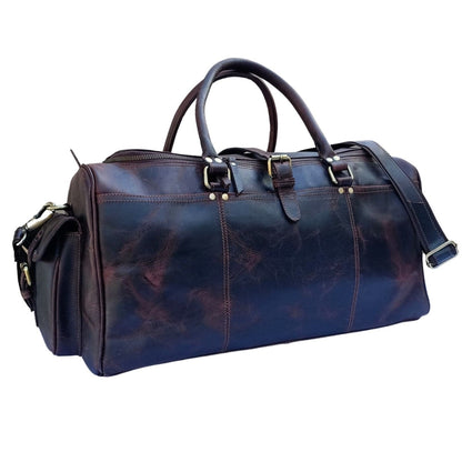 Bolsa de viaje de cuero encerado
