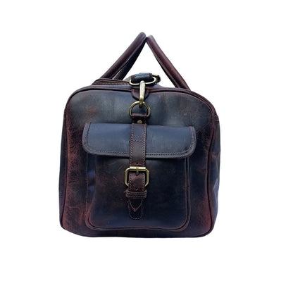 Bolsa de viaje de cuero encerado