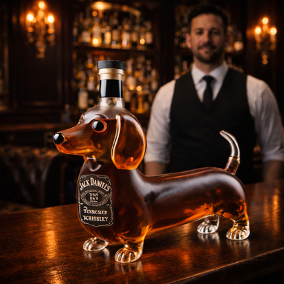 Botella de Whisky Jack Daniel's - Edición Dachshund