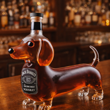 Botella de Whisky Jack Daniel's - Edición Dachshund