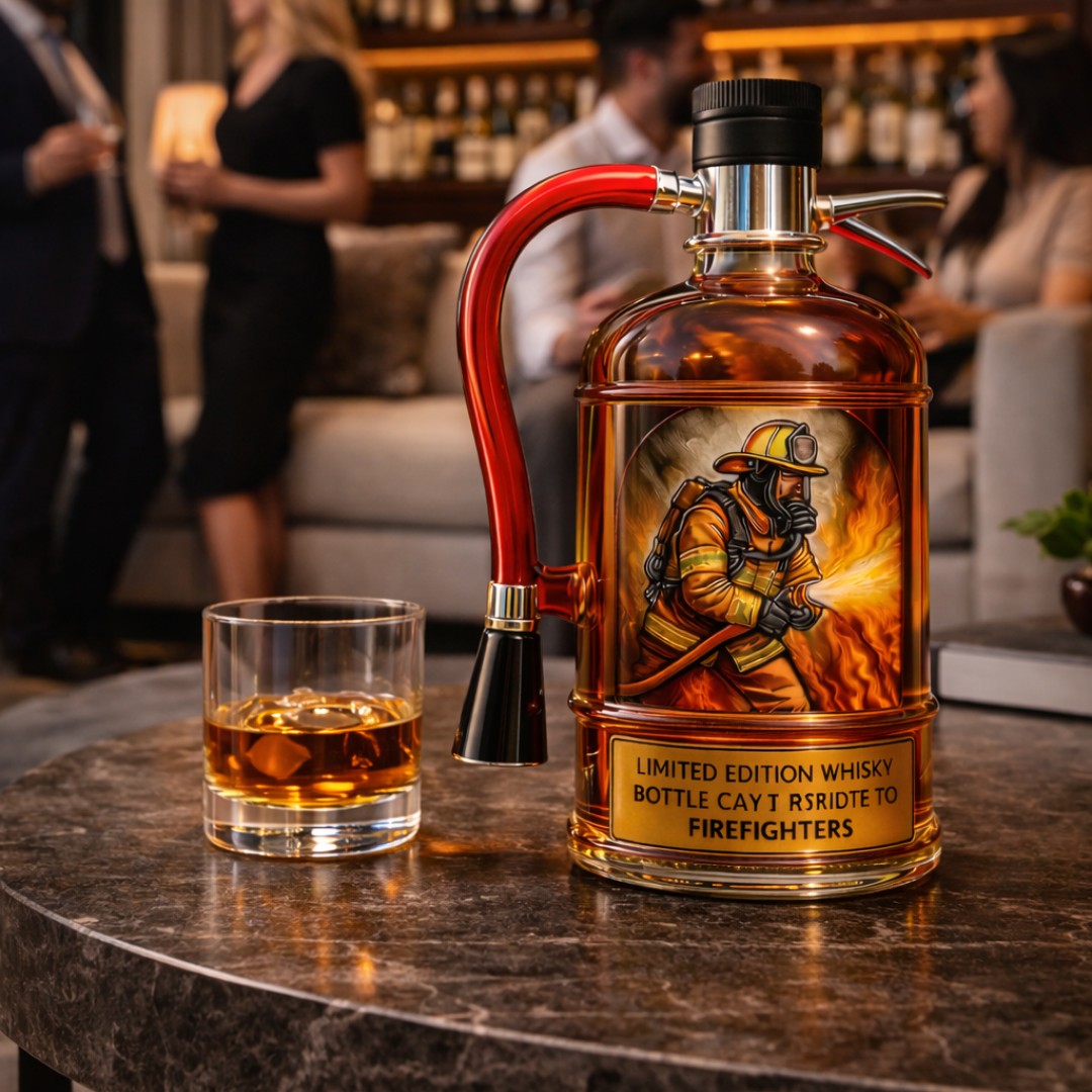 Botella de Whisky - Edición Extintor de Incendios