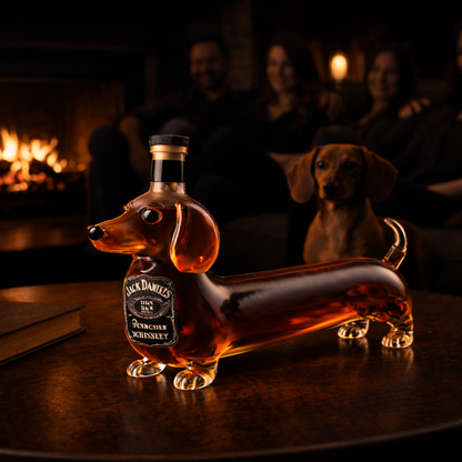 Botella de Whisky Jack Daniel's - Edición Dachshund