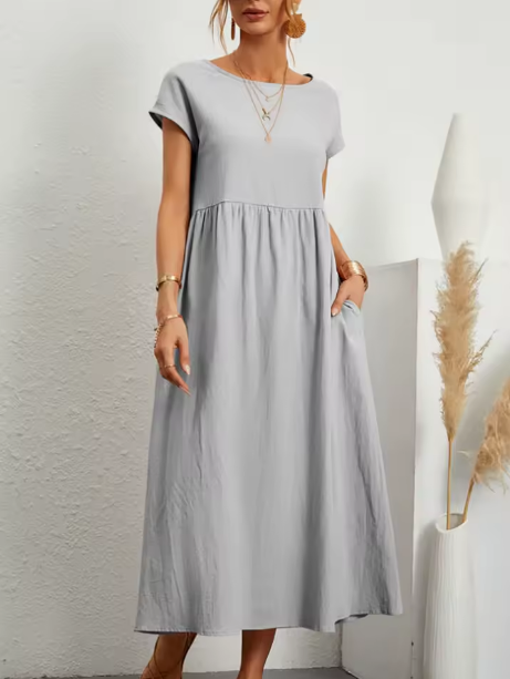 Gabrielle | Vestido Midi Fluido con Elegancia Atemporal