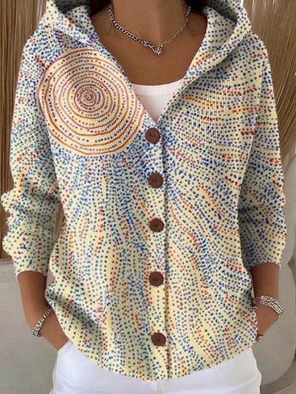 Cassidy | Artistic Warm Long Cardigan