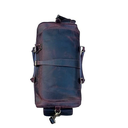 Bolsa de viaje de cuero encerado