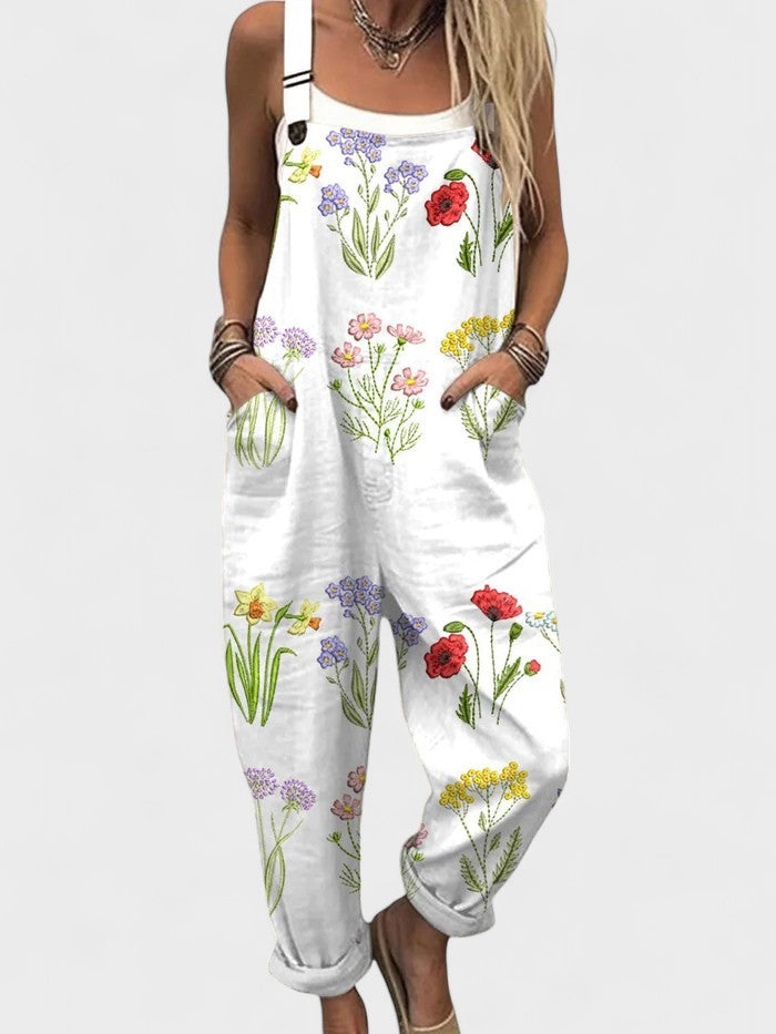 Ida | Pantalón de Jardín Vildblomst