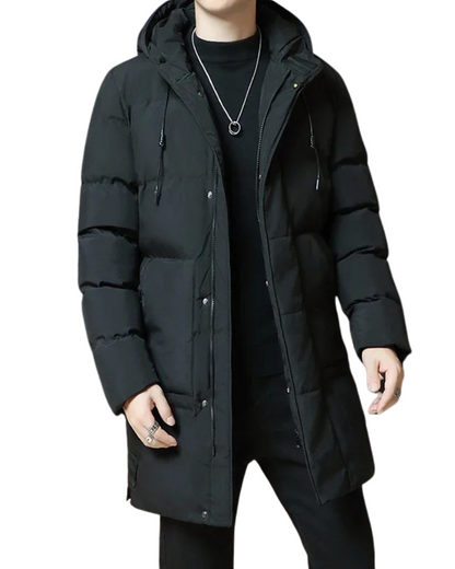 Elegant long winter jacket