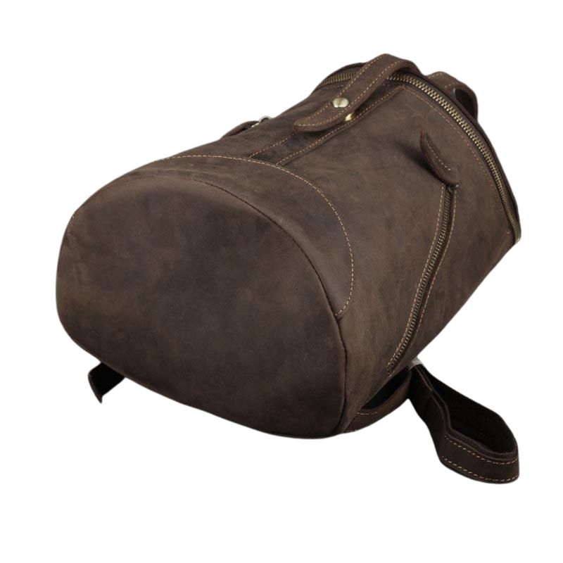 Mochila de Cuero Retro para la Universidad