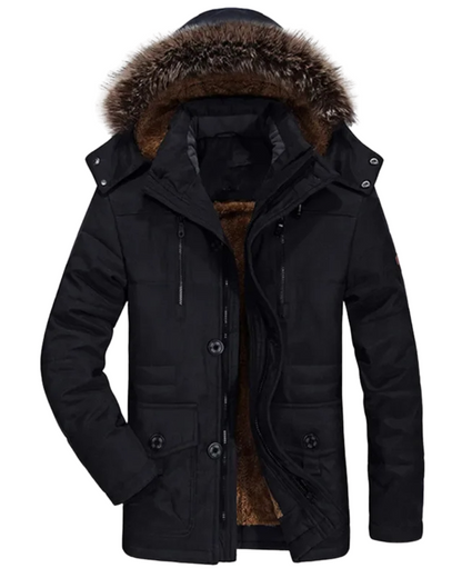 Chaqueta de invierno con capucha de algodón