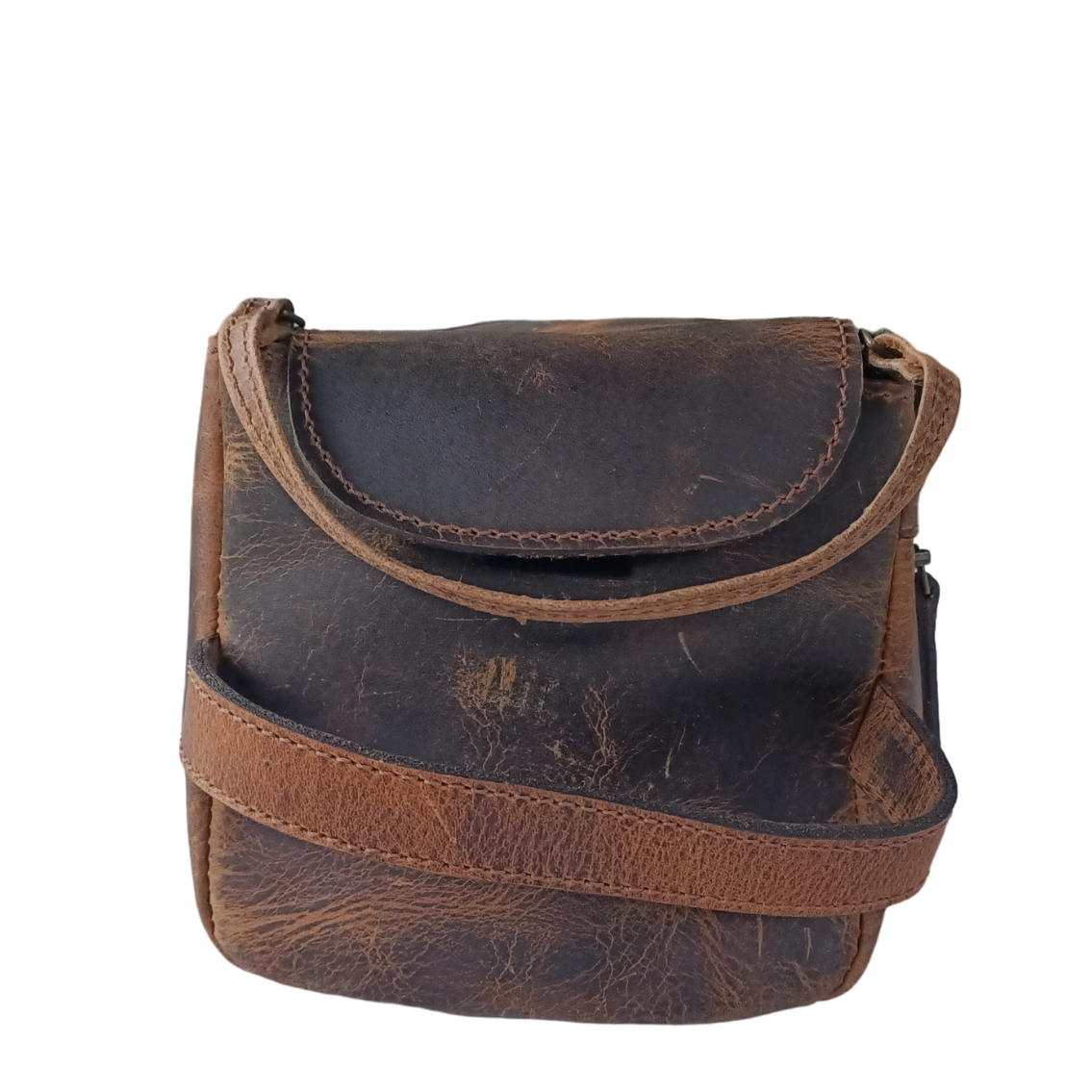 Bolsa de Aseo en Color Marrón Caza