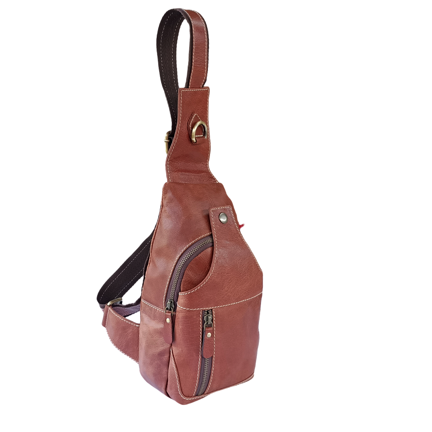 Mochila de cuero móvil