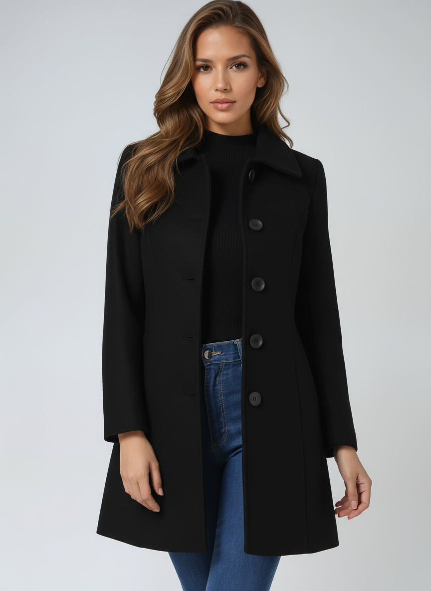 Emily | Flare Button Jacket