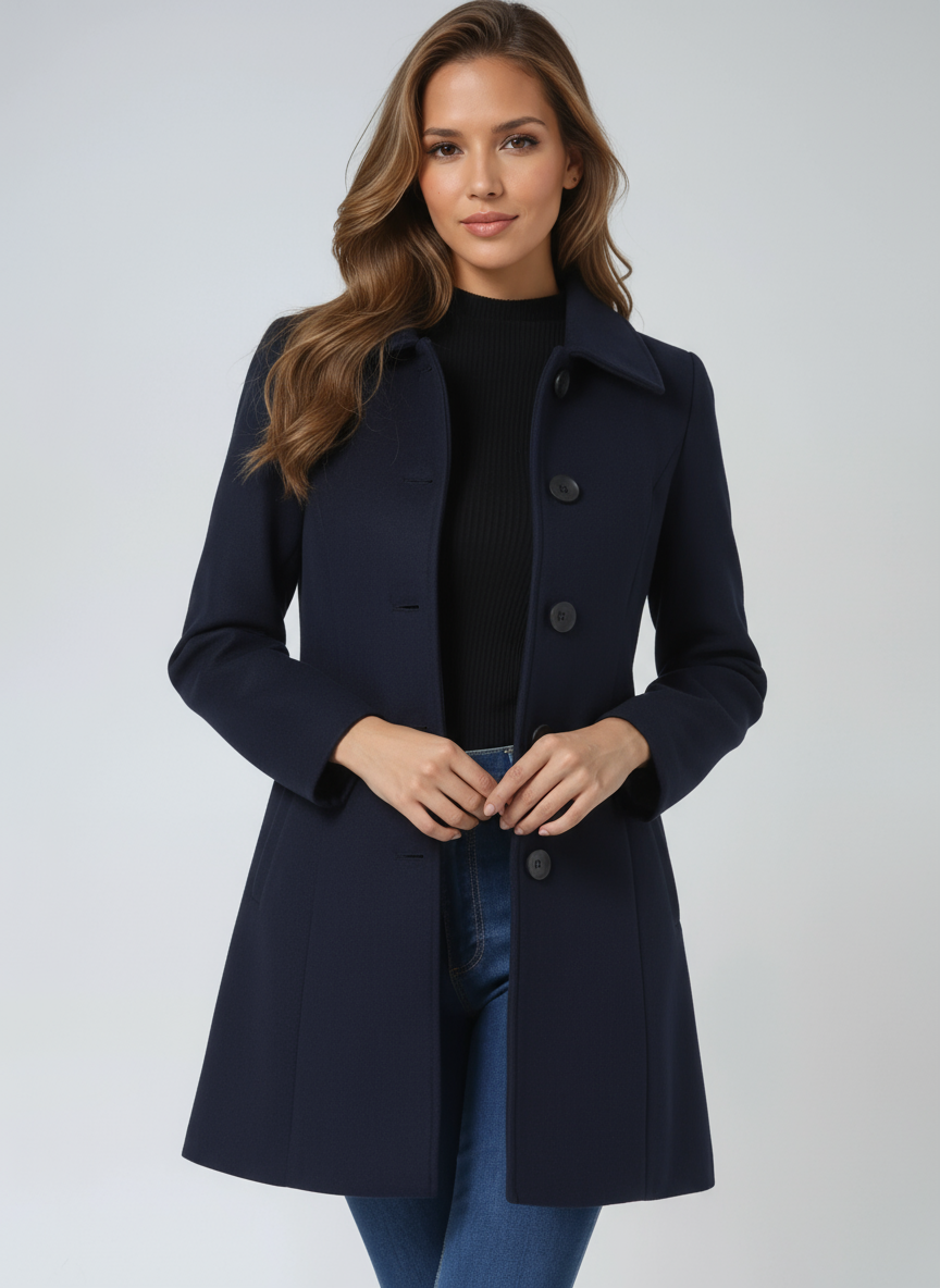 Emily | Flare Button Jacket