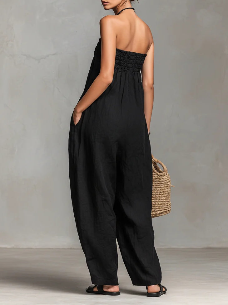 Nina™ | Elegante mono sin tirantes
