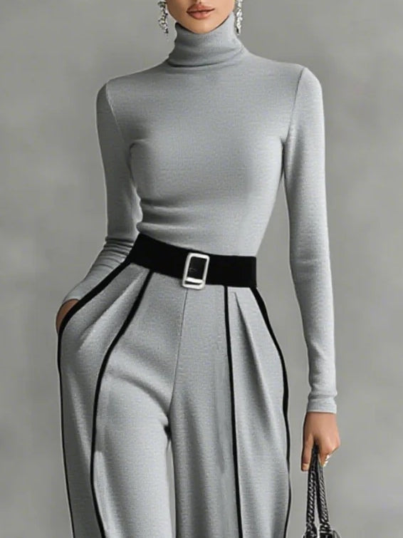 Vera™ | Elegante conjunto con detalles en contraste