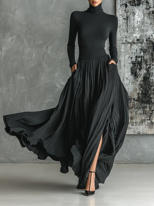 Eva™ | Elegante conjunto con falda plisada