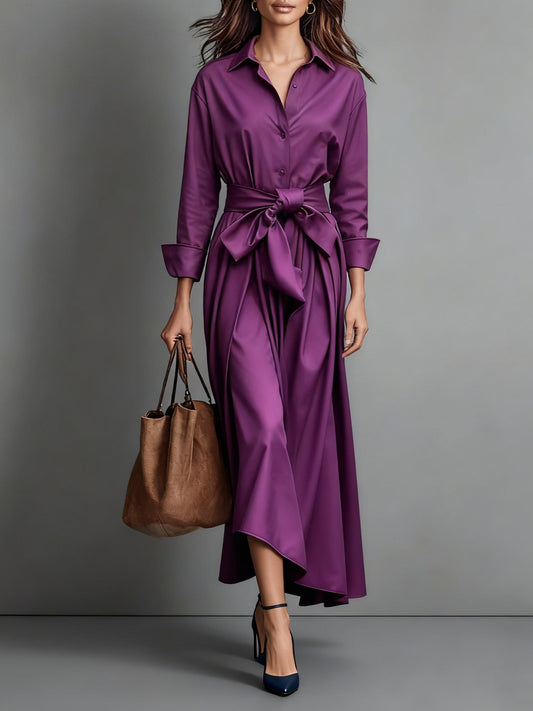 Marise™ | Elegante Maxi Vestido con Detalle de Lazo