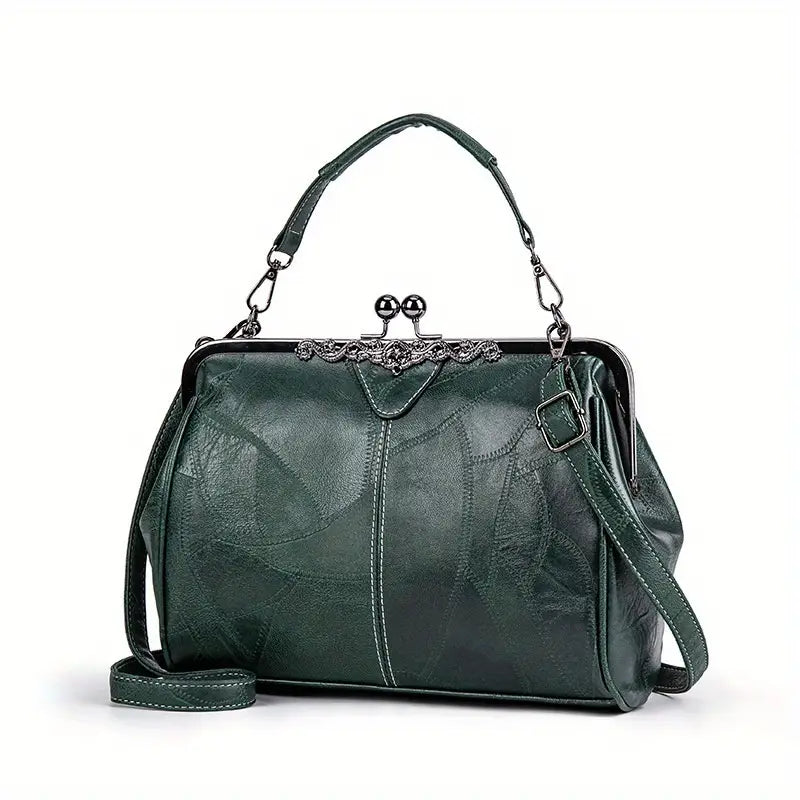 Bolso de hombro geométrico de estilo retro de Liv
