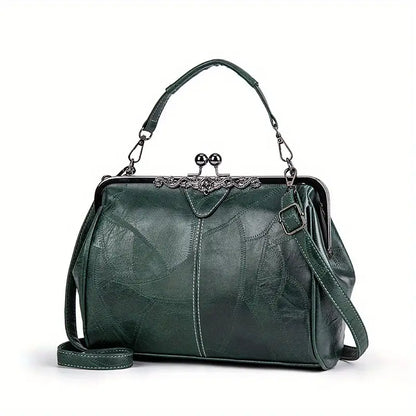 Bolso de hombro geométrico de estilo retro de Liv