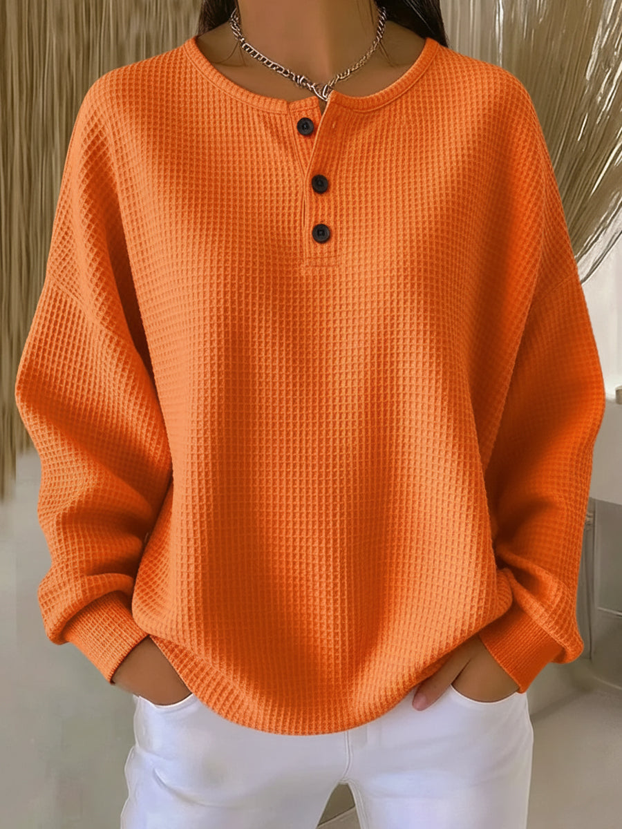 Peyton | Cozy Button Front Sweater