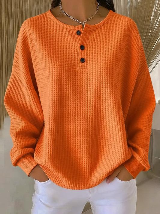 Peyton | Cozy Button Front Sweater