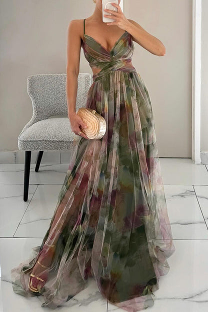Madeline | Vestido Maxi Floral para una Elegancia Sin Esfuerzo