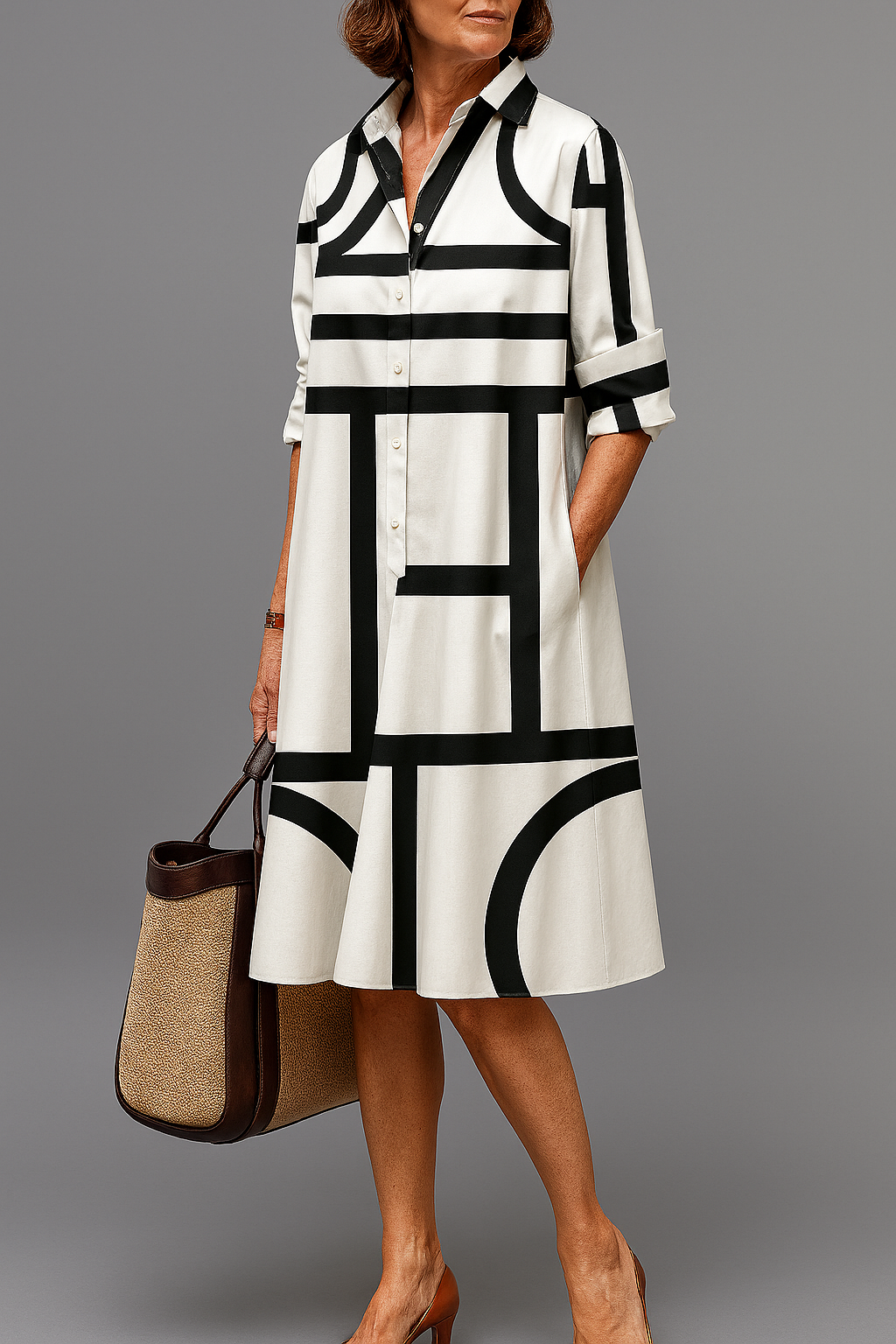 Vestido Midi cuidado y estiloso
