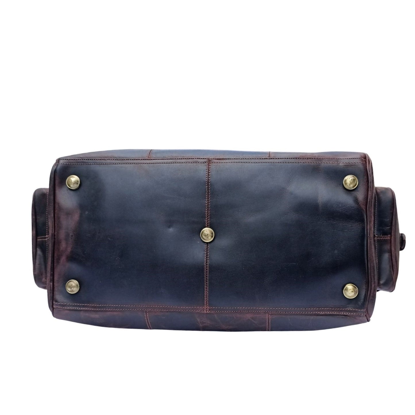 Bolsa de viaje de cuero encerado