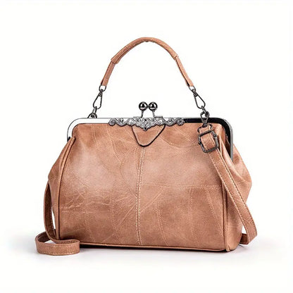 Bolso de hombro geométrico de estilo retro de Liv