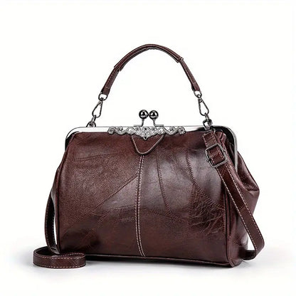 Bolso de hombro geométrico de estilo retro de Liv