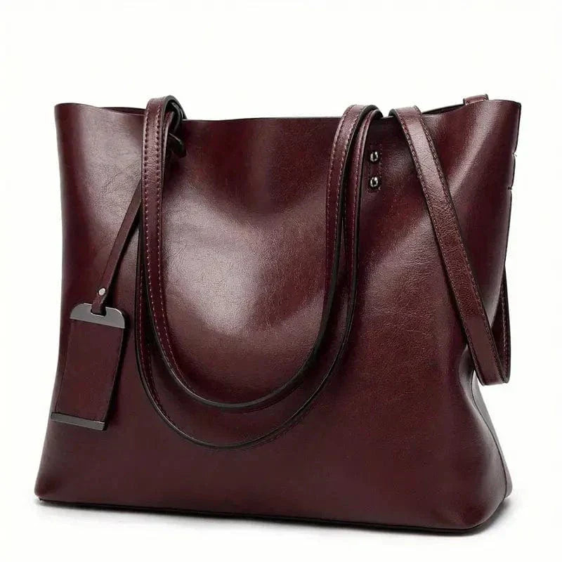 Bolso de cuero elegante y versátil