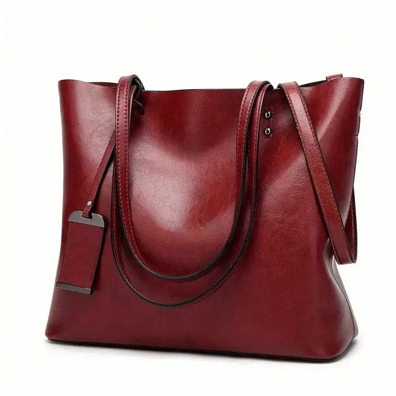 Bolso de cuero elegante y versátil