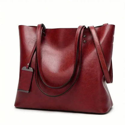 Bolso de cuero elegante y versátil