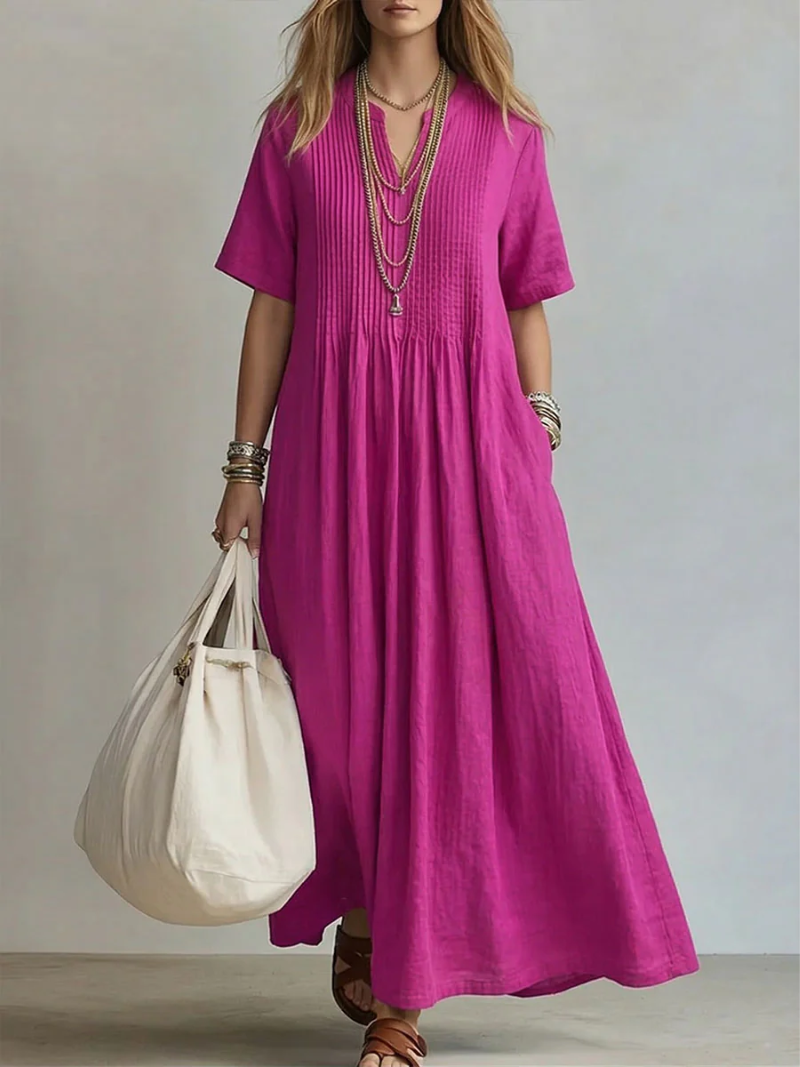 Mia | Vestido plisado