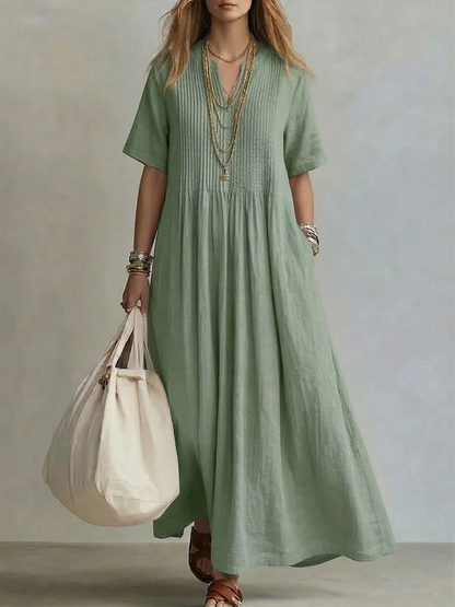 Mia | Vestido plisado