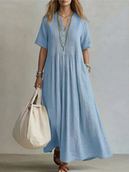 Mia | Vestido plisado