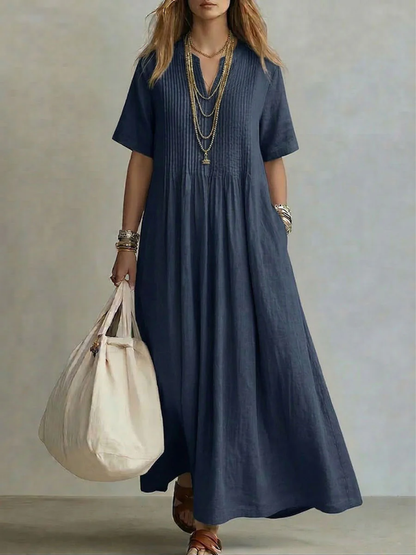 Mia | Vestido plisado