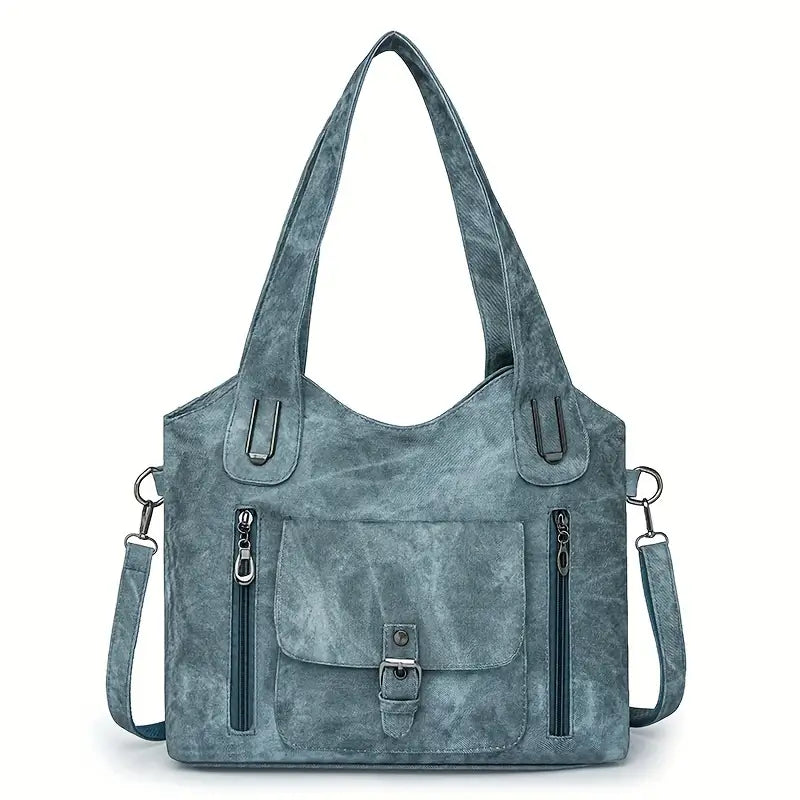 Amplia bolsa de hombro retro de Emilia