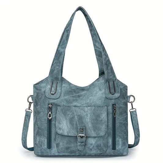 Amplia bolsa de hombro retro de Emilia