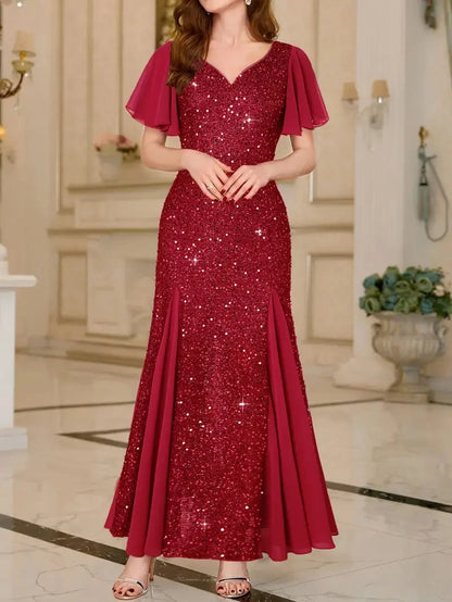 Amal - Elegant Stylish Satin Dress