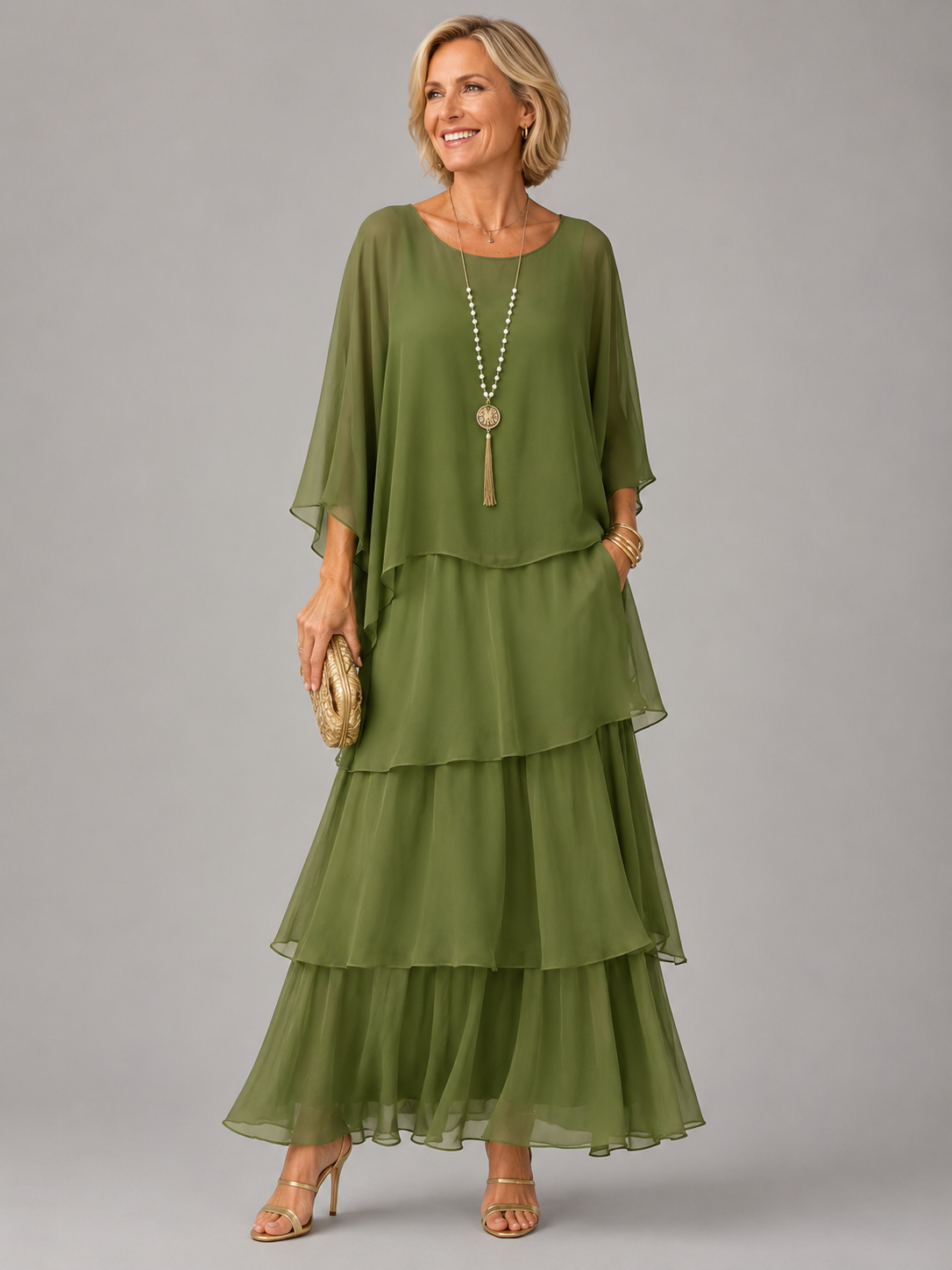 Lara | Vestido Maxi Fluido Elegante