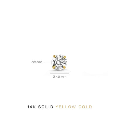 Pendientes con piedras Larmes de Lune | Oro