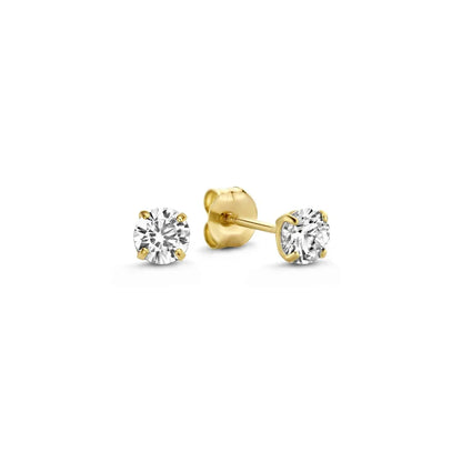 Conjunto de pendientes de piedra Dara Brillane | Oro