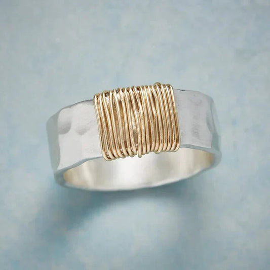 Anillo Vintage Goldfaden en Plata